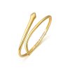 Simplicity Serpentine Gold Bracelet